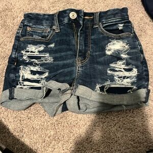 American eagle ripped shorts